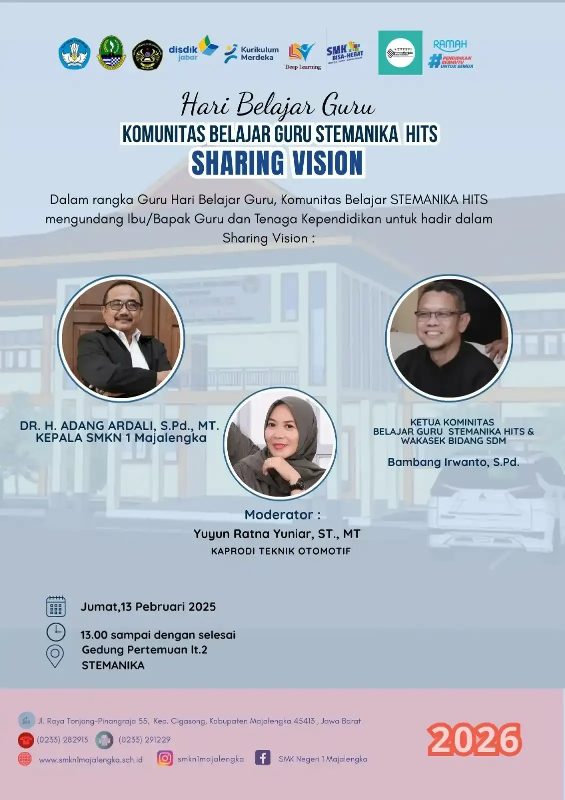 Hari Belajar Guru Stemanika Hits Sharing Vision